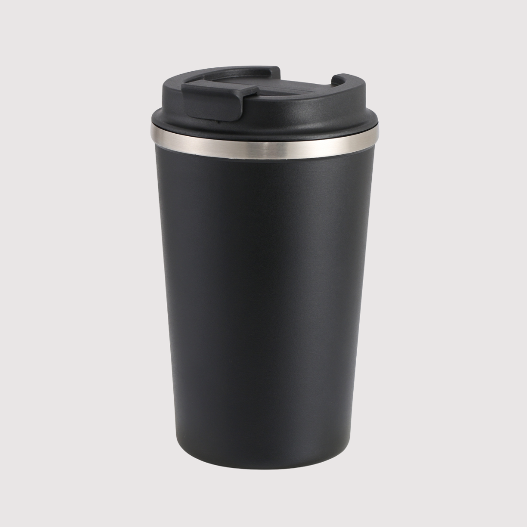 DOUBLE WALL VACUUM STAINLESS STEEL COFFEE MUG - 350ml