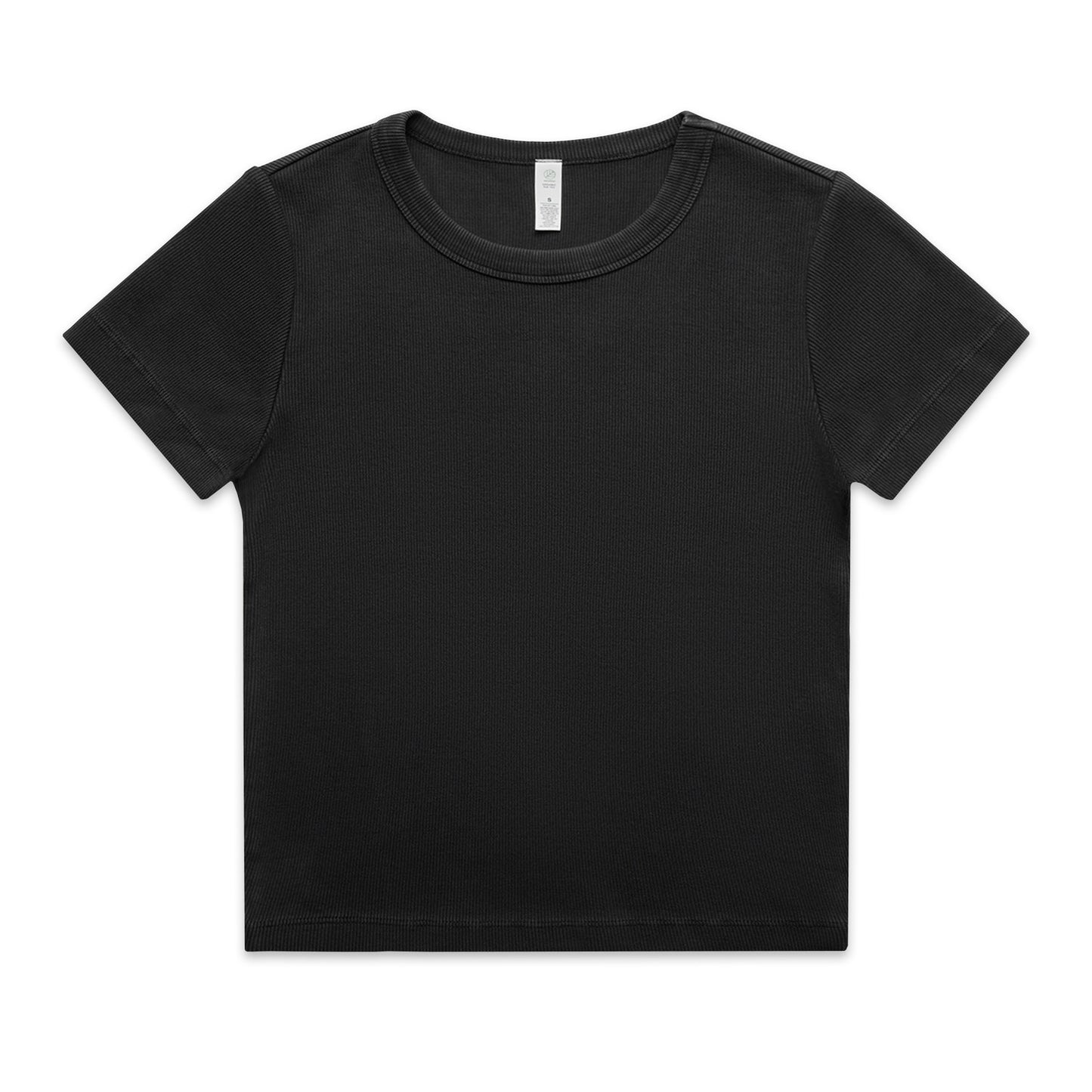Women's  Faded Organic Rib Tee - 4036