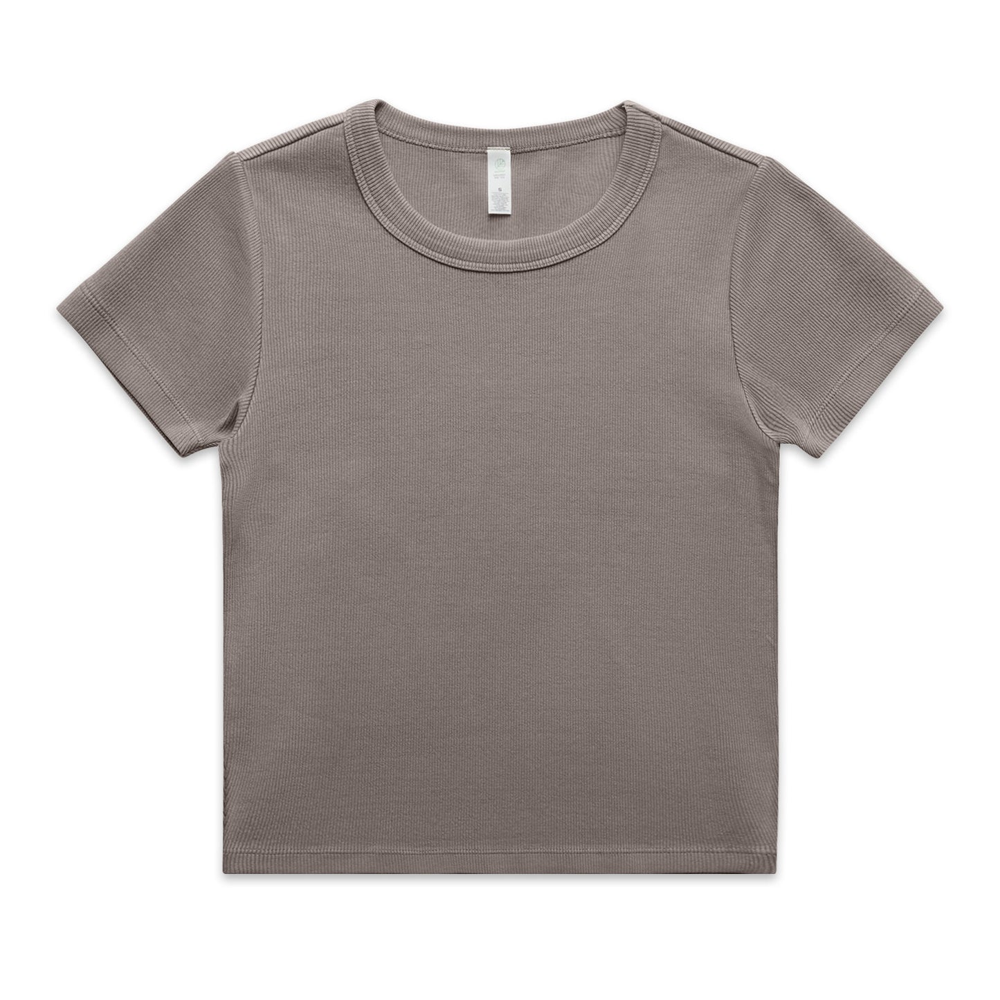 Women's  Faded Organic Rib Tee - 4036