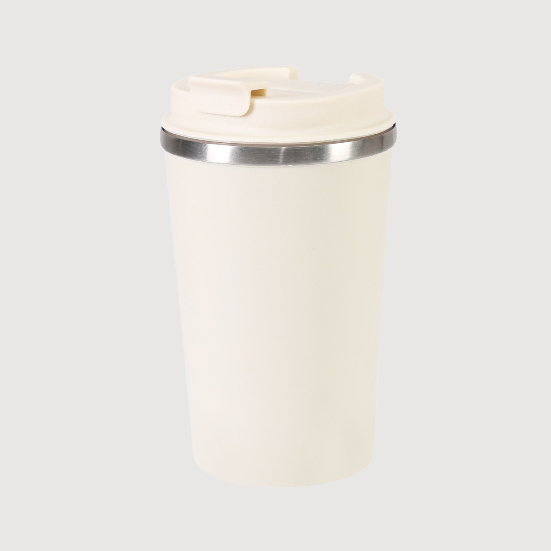 DOUBLE WALL VACUUM STAINLESS STEEL COFFEE MUG - 350ml