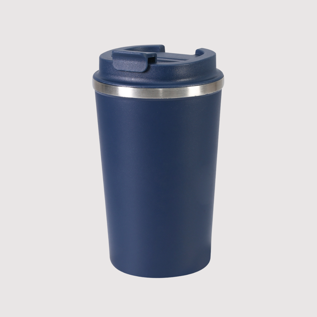 DOUBLE WALL VACUUM STAINLESS STEEL COFFEE MUG - 350ml