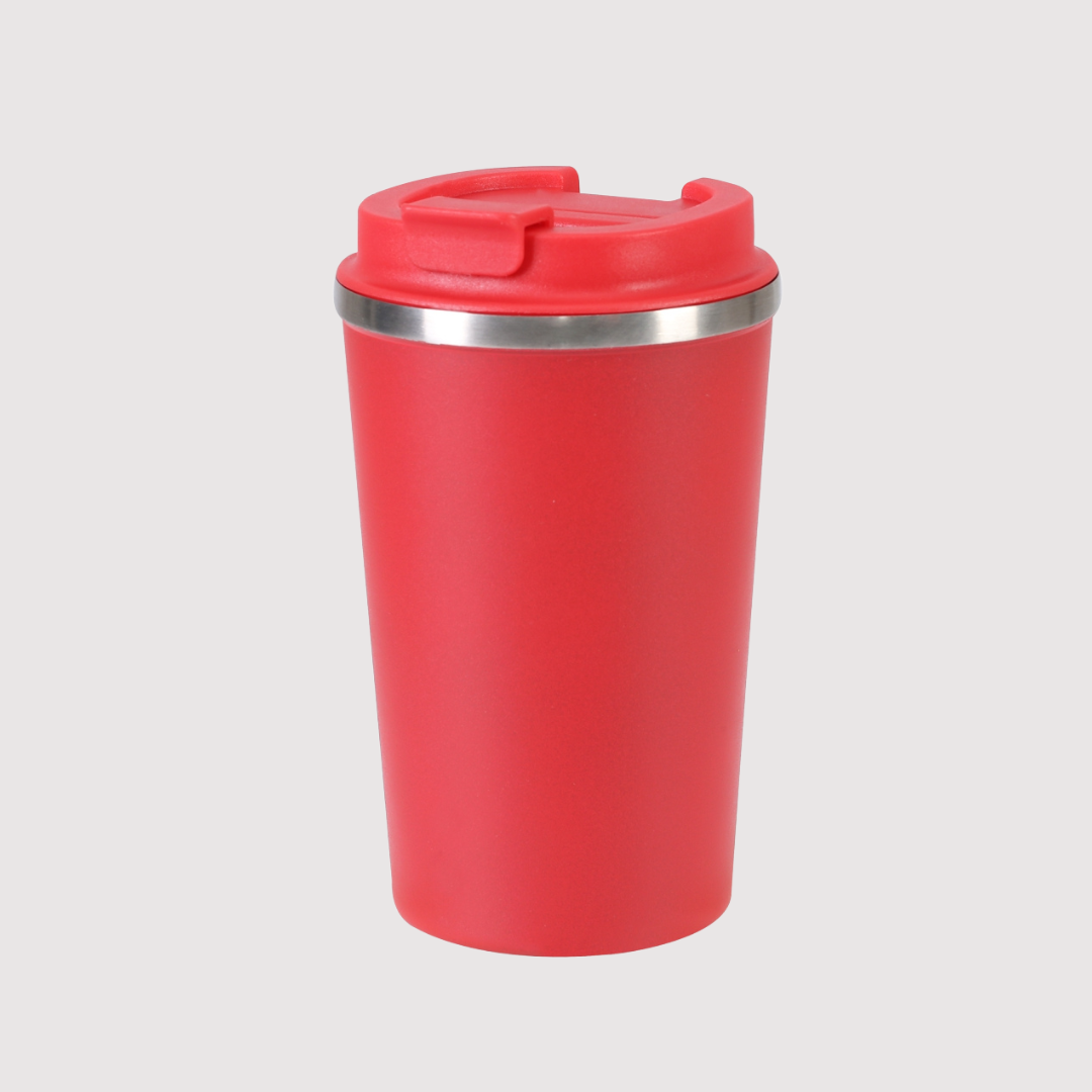 DOUBLE WALL VACUUM STAINLESS STEEL COFFEE MUG - 350ml