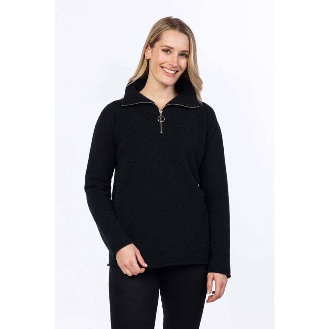 Half Zip Merino Sweater | Toitū Native World