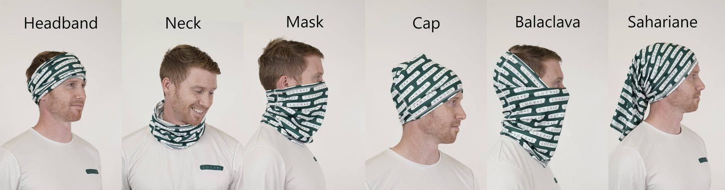 Neck Gaiter | 100% Recycled Ocean Polyester LUCK•E