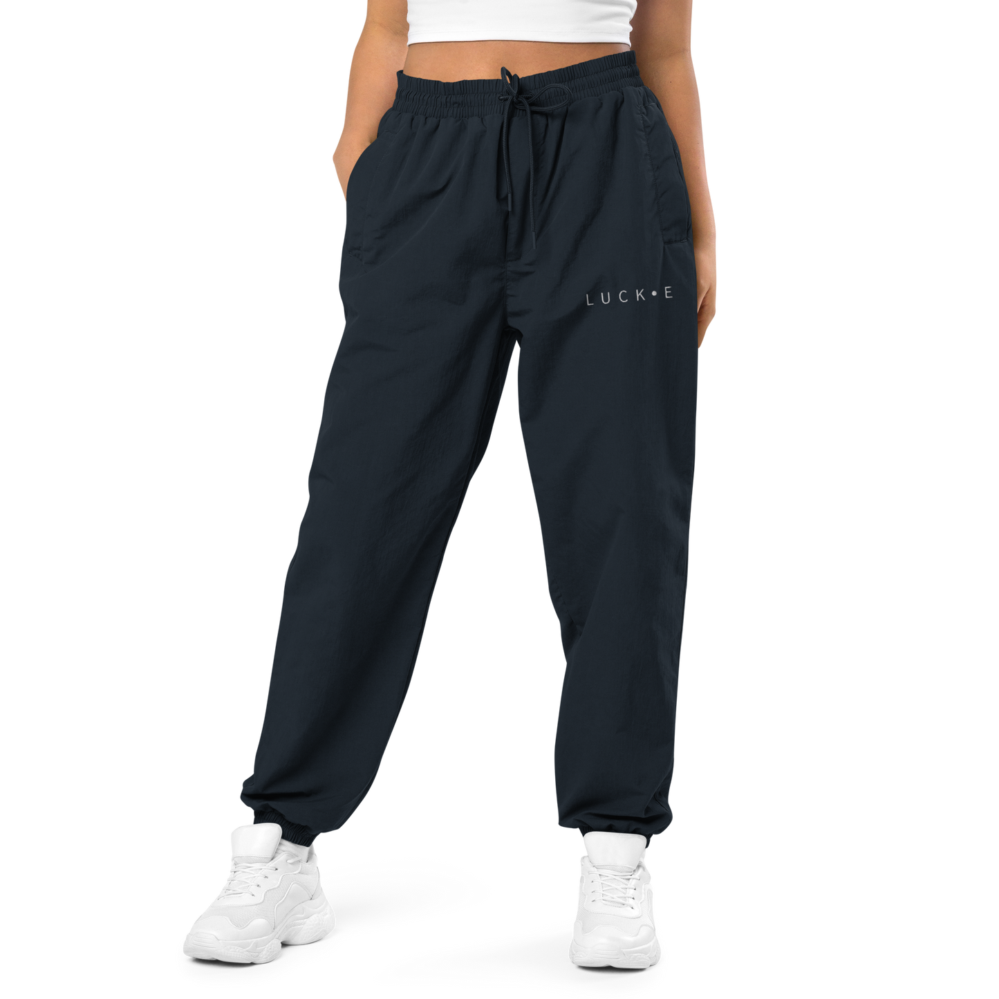 LUCKE Tracksuit Pants | Recycled Nylon & Polyester | Navy LUCK•E