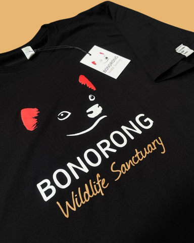 Bonorong’s branded merchandise with its Clothing That Cares sleeve label