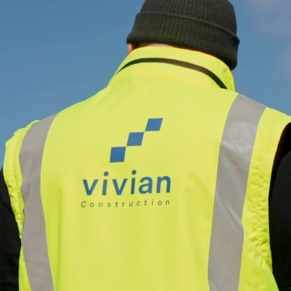 Vivian Construction branded high visibility workwear