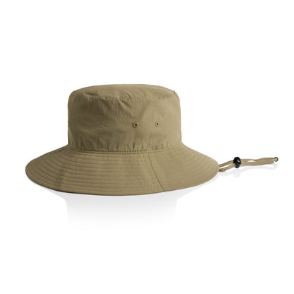 Nylon Wide Brim Bucket Hat | 1174