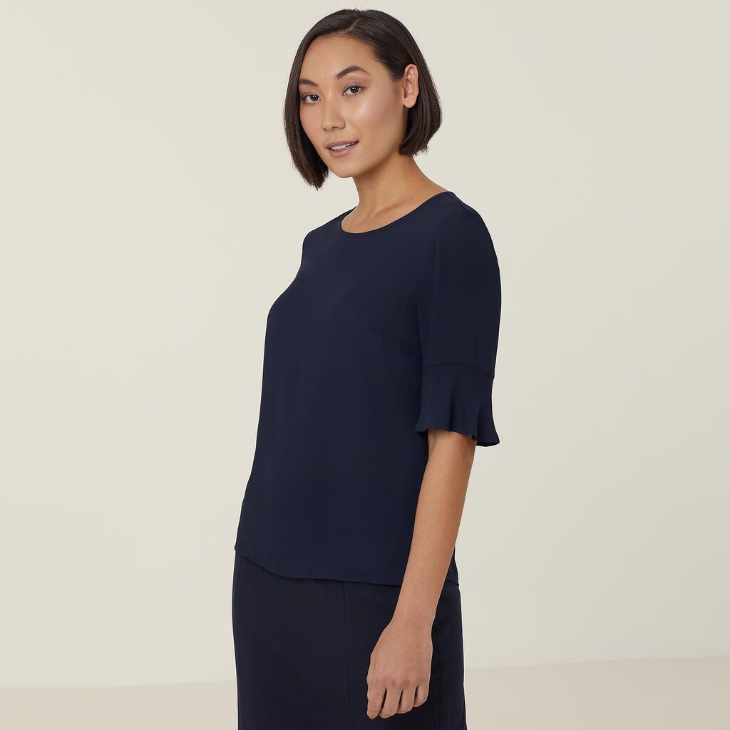 Women's Fluted Sleeve Top [Demo] Avignon