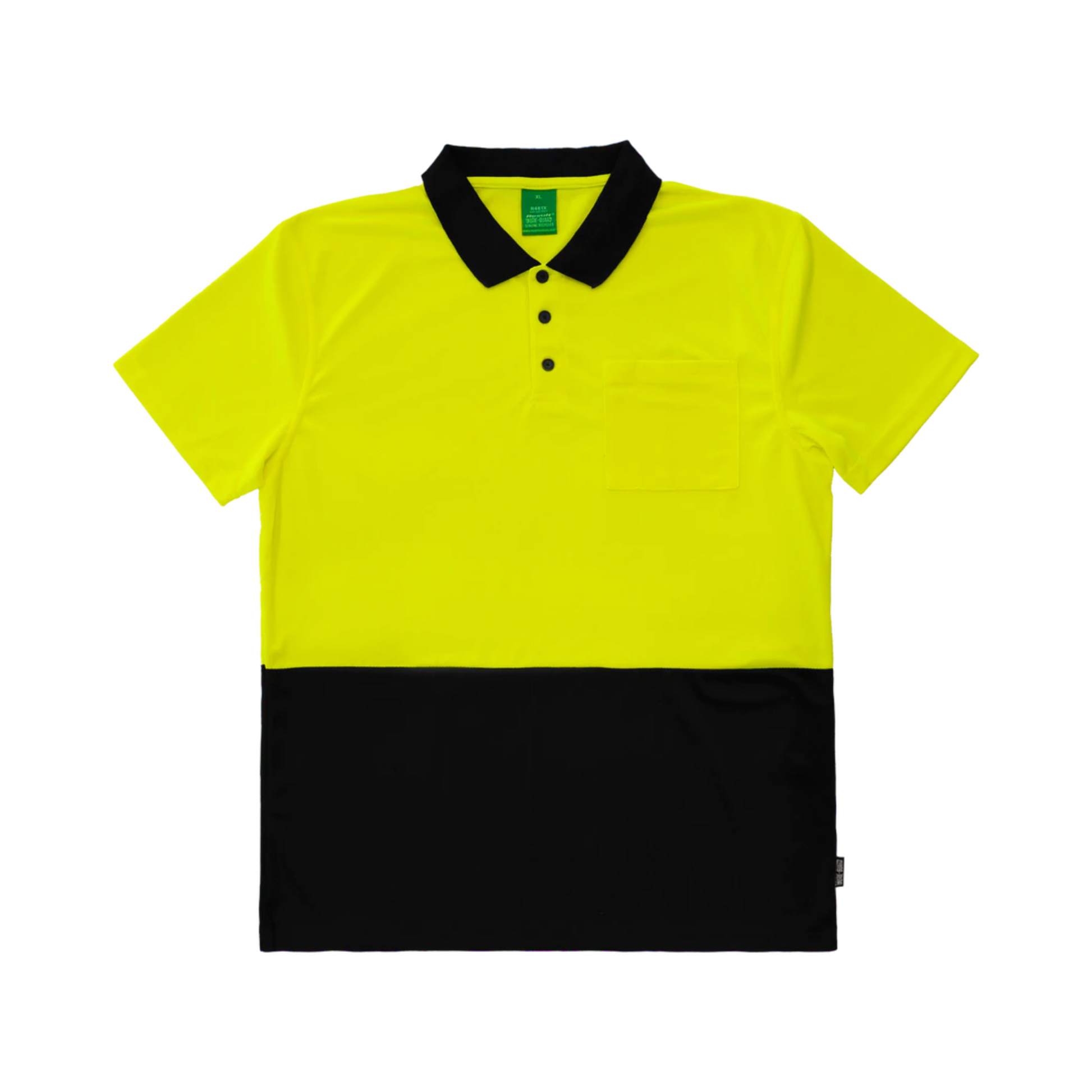 Hi Vis Recycled Short Sleeve Polo Result