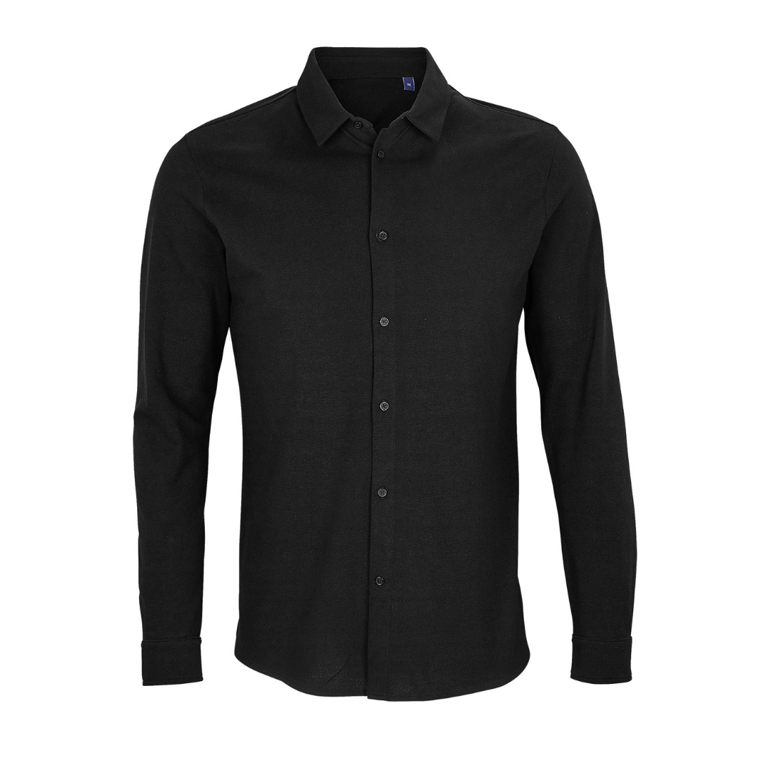 Men's Formal Pique Shirt | 100% Organic Cotton | Custom Sol's