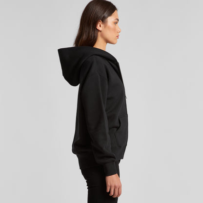Women's Relaxed Zip Hoodie | Recycled Polyester AS Colour