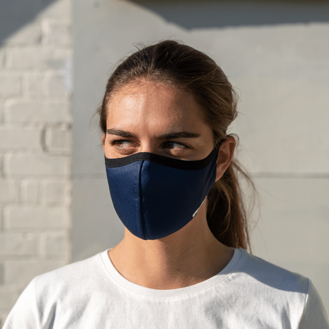 LUCKEFit™ Travel Face Masks | Award-Winning ViralOff® | NZ Helix+ Filter | Deep Blue LUCK•E