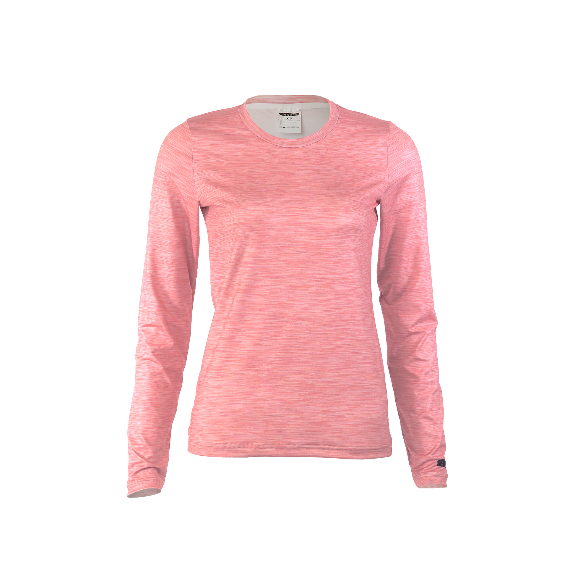 Dusty Pink | Long Sleeve Tech Tee | Recycled Ground Coffee Polyester | Female LUCK•E