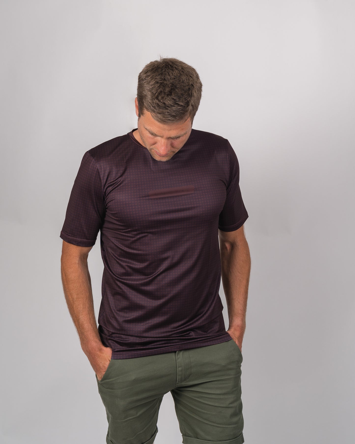 Coffee | Tech Tee Short Sleeve | 92% Recycled Ground Coffee Polyester LUCK•E