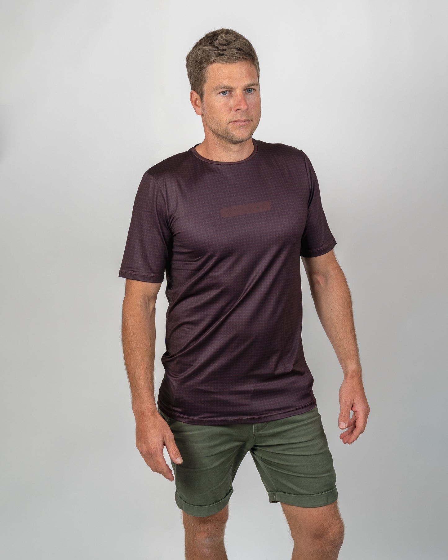 Coffee | Tech Tee Short Sleeve | 92% Recycled Ground Coffee Polyester LUCK•E