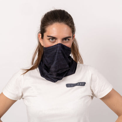 Snow LUCKEgo™ | Recycled Neck Warmer | With Built-in 3 layer Mask | Anti-viral LUCK•E