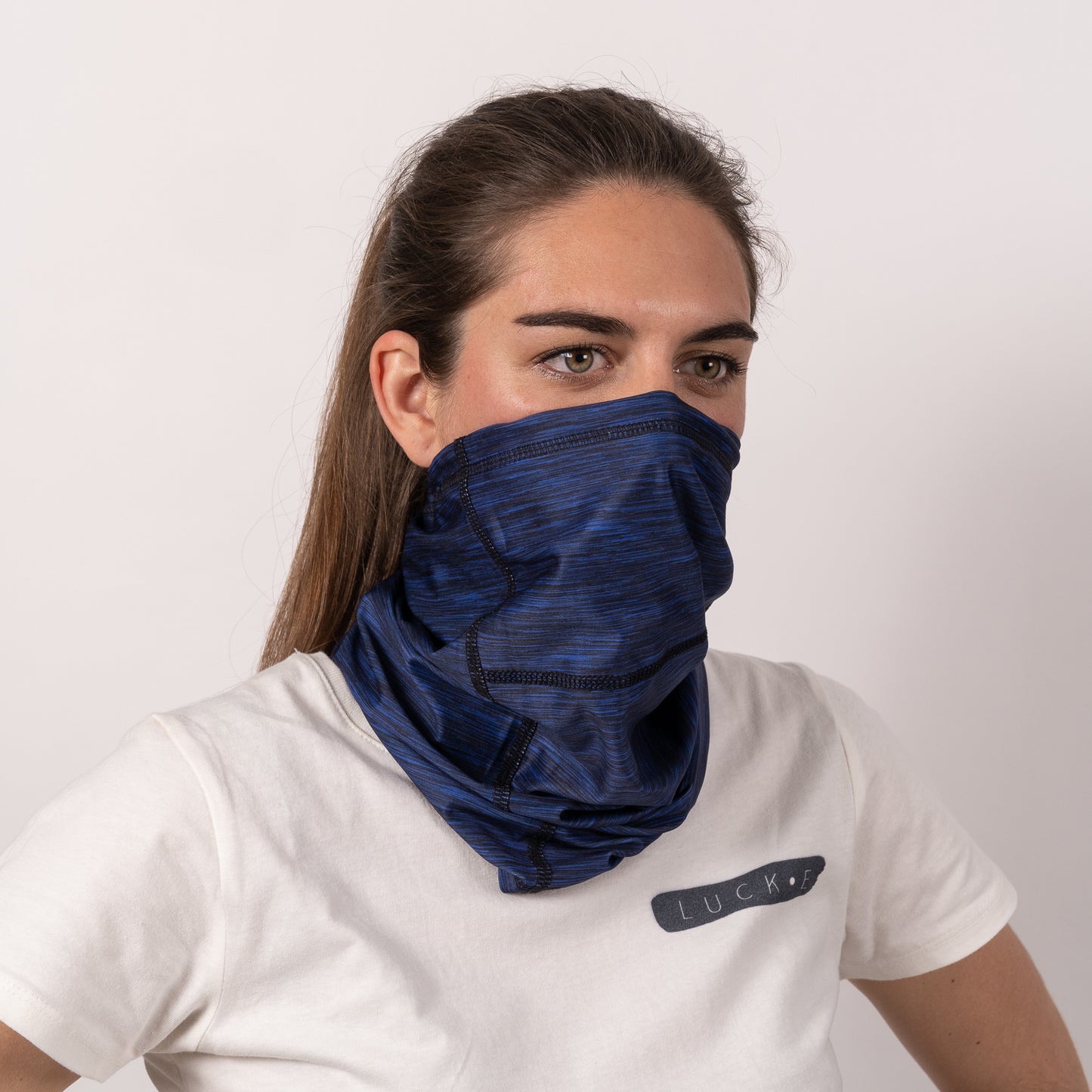 LUCKEgo™ | With Built-in 3 layer Mask | Heiq Technology | Navy LUCK•E