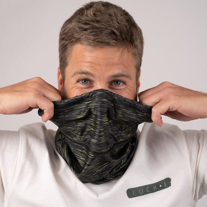 LUCKEgo™ | With Built-in 3 layer Mask | Heiq Technology | Lime LUCK•E
