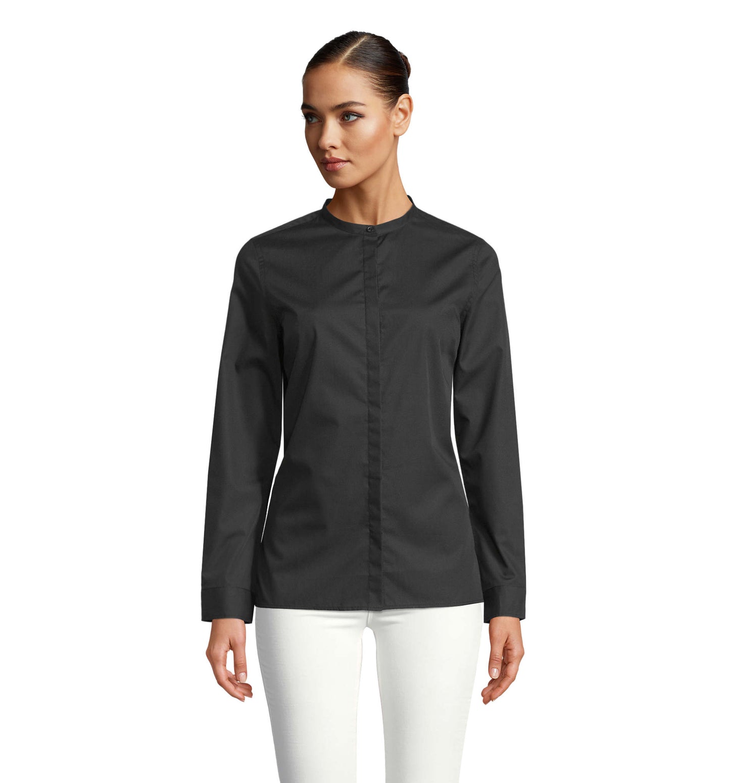 Women's Mandarin Collar Shirt  - Organic Blend Sol's